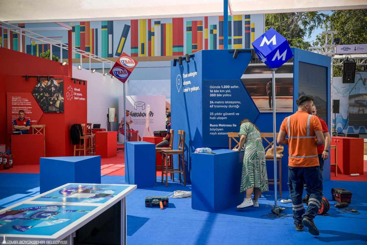 Şehrin kalbinde fuar, fuarın merkezinde “Belediye Sokağı” var